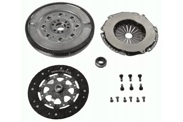 CONJUGATED SET WITH TWO MASS WHEEL WITH A LOZYSKO SACHS 2290 601 002 Catalog number of the part 2290 601 002