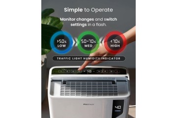 DEHUMIDIFIER 20 L DAY TO 35 M2 WITH HUMIDITY SENSOR TIMER Customs tariff code 84798997