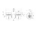 BLOWER FAN SPAL 008 A54 02 12V 3 SPEED Catalog number of the part CEL1644