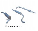 VW LUPO 1 0 37KW AUC ANV 1 4 44KW 99 05 WHOLE EXHAUST SYSTEM SILENCERS SILENCER