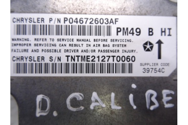 P04672603AF CENTRALITA AIRBAG DODGE CALIBER (PM) S 2007 P04672603AF 212653 DODGE - 2