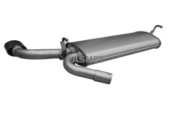 Exhaust system silencer rear ASMET ASM05 285