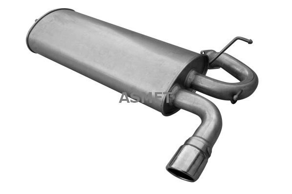Exhaust system silencer rear ASMET ASM05 288
