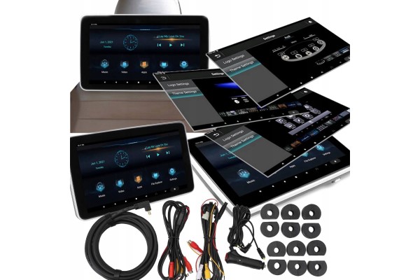 EXTERNAL HEADREST MONITOR ANDROID 9 0 MONITORS MP5 2 32G 1024x600 HD