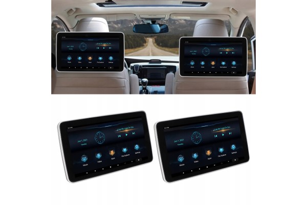 EXTERNAL HEADREST MONITOR ANDROID 9 0 MONITORS MP5 2 32G 1024x600 HD Catalog number of the part 1610240014711