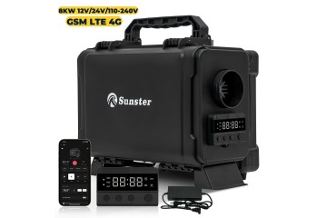 OIL HEATER GSM LTE 4 5G BLUETOOTH 8KW 230V 12V WEBASTO AUTO ON OFF Catalog number of the part Sunster HTB1 4G
