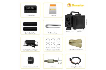OIL HEATER GSM LTE 4 5G BLUETOOTH 8KW 230V 12V WEBASTO AUTO ON OFF Product weight with unit packaging 10 kg