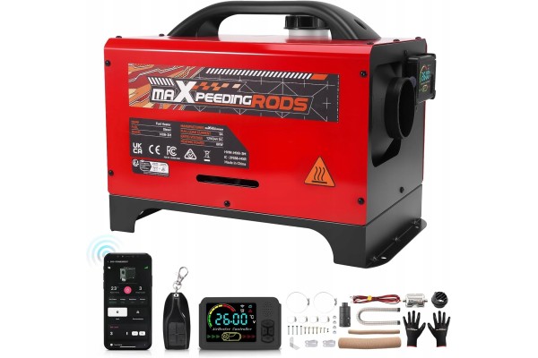 Calefactor Diésel LCD 8KW con Control APP Bluetooth