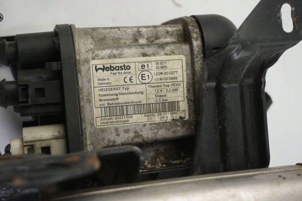Calefactor auxiliar Webasto VW Passat B7 3C0815005BE 9022150A usado 8