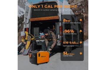 Calefactor Sunster 8KW Diésel 12/24V Bluetooth Start-Stop WENT