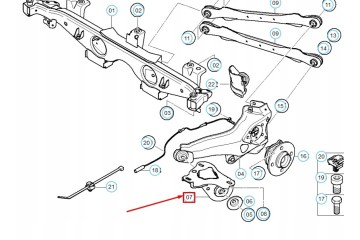 Soporte de Brazo Oscilante Trasero Izquierdo MINI Cooper R50 333068577