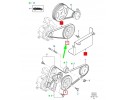 Crankshaft pulley FORD MONDEO MK3 4C1Q 6B319 DC 1594853 ORIGINAL Catalog number of the part 1594853
