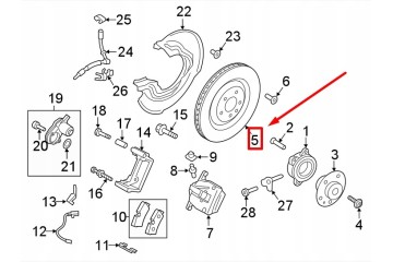 95B615601G BRAKE DISC PORSCHE T MACAN 15