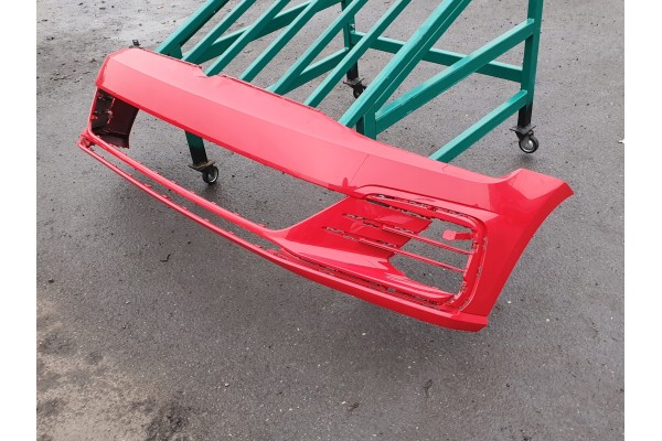 Parachoques Delantero VW Golf 7 Lift GTI GTD LY3D Rojo Tornado nuevo 3