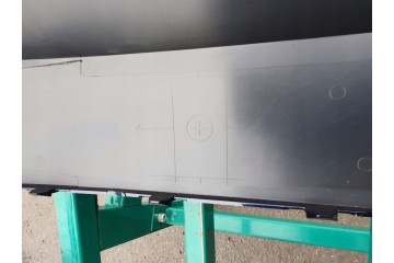 VW GOLF 7 LIFT GTI GTD BUMPER FRONT LY3D Color red