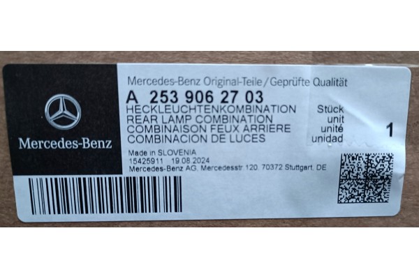 MERCEDES GLC X253 REAR LAMP REAR RIGHT LIFT Part manufacturer Mercedes Benz OE
