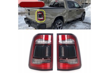 DODGE RAM 1500 2019 2024 LAMP REAR RIGHT LEFT LED SET BLACK EUROPE Installation side left right