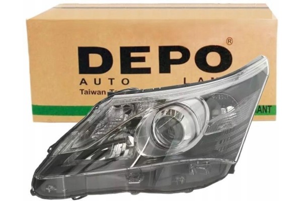 HEADLIGHT DEPO LE TOYOTA AVENSIS T27 2008 Quality of parts according to GVO Q original with factory logo OEM OES