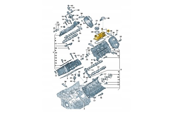 Separador de aceite Volkswagen OE nuevo 2