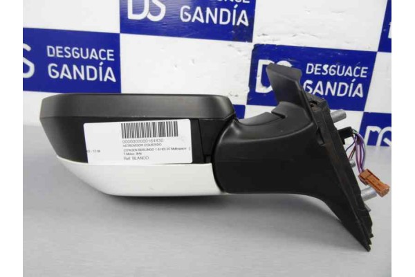 BLANCO RETROVISOR IZQUIERDO CITROEN BERLINGO
