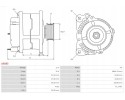 AS PL A6085 ALTERNATOR DAUHATSU SIRION 1 3 00 Customs tariff code 85114000