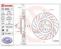 Brembo 09 B805 11 Brake disc Number of discs offered 1