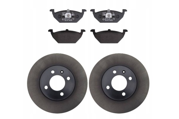 New original front brake discs and pads set JZW698302CD