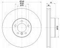 TEXTAR 92182425 BRAKE DISC BMW P 5 6 3 0 D 4 8 04 10 Version European