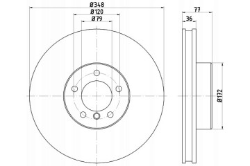TEXTAR 92182425 BRAKE DISC BMW P 5 6 3 0 D 4 8 04 10 Version European