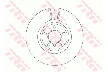 TRW DF6615S BRAKE DISC BMW P 5 6 F10 F11 F18 10 Catalog number of the part DF6615S