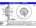 BRAKE DISC FRONT LE BMW 5 GRAN TURISMO 09 16 ATE Number of discs offered 1