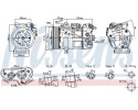 Nissens 891017 Compressor air conditioning Part manufacturer Nissens