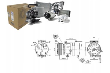 Nissens 89267 Compressor air conditioning Catalog number of the original RENAULT 1140078 RENAULT 7711368188 RENAULT 8200421410 R