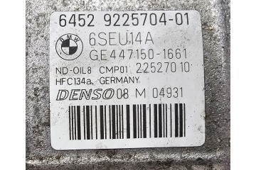 NEW ORG COMPRESSOR AIR CONDITIONING COMPRESSOR BMW E90 E91 E92 E93 F25 Catalog number of the part 9225704 OE BMW