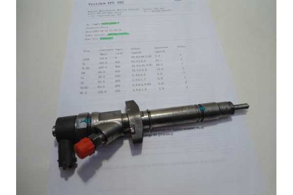Inyector Bosch Diesel Common Rail con junta de sellado nuevo 10