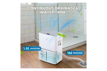 Deshumidificador 15 L/día Control Inteligente de Humedad Temporizador