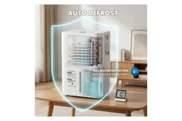 Deshumidificador 15 L/día Control Inteligente de Humedad Temporizador