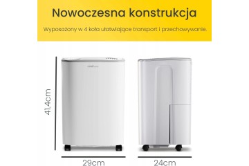 DEHUMIDIFIER ELECTRIC 12L PER DAY TANK 2500ML DRAINAGE Part manufacturer COS