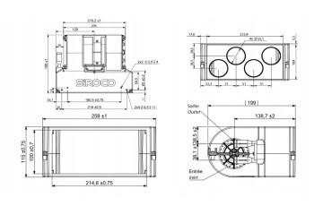 Heater WEBASTO WATER 24V 4 3kW B Catalog number of substitutes 24V 4 3KW Nagrzewnica wodna uniwersalna WEBASTO DEWASTO