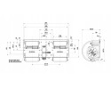 BLOWER DOUBLE FAN SPAL 006 A39 22 12V Packaging status original