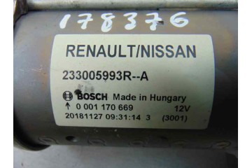 233005993R  MOTOR ARRANQUE NISSAN MICRA (K14) Acenta 2019 233005993R 178376 NISSAN - 1