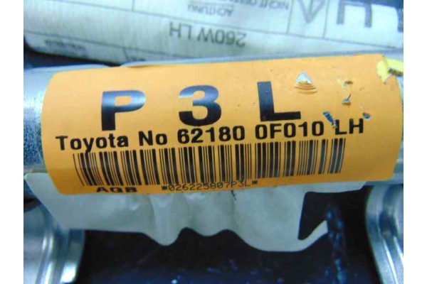 621800F010 AIRBAG CORTINA DELANTERO IZQUIERDO TOYOTA COROLLA VERSO (R1) 2.2 D-4D Sol 2007 621800F010 179102 TOYOTA - 1
