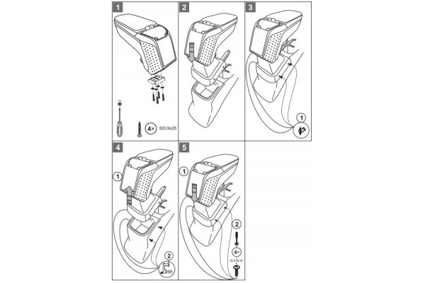 Reposabrazos LUX Armster 2 Suzuki SX4 2006-2014