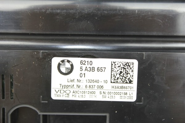 COUNTER CLOCKS PETROL BMW F20 F21 F22 F23 F45 F46 F39 X2 F48 X1 5A3B657 Car type passenger cars