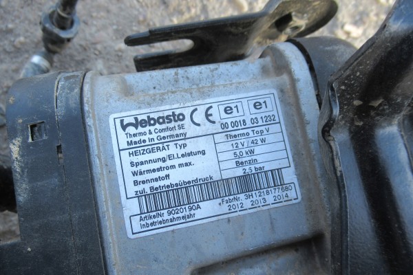 Calefactor estacionario Webasto VW Golf VI 1.4 TSI usado 7