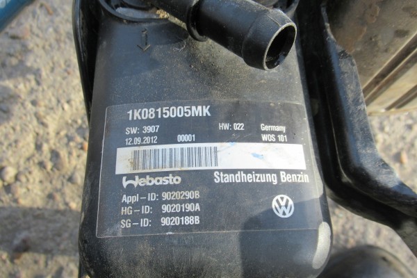 Calefactor estacionario Webasto VW Golf VI 1.4 TSI usado 8