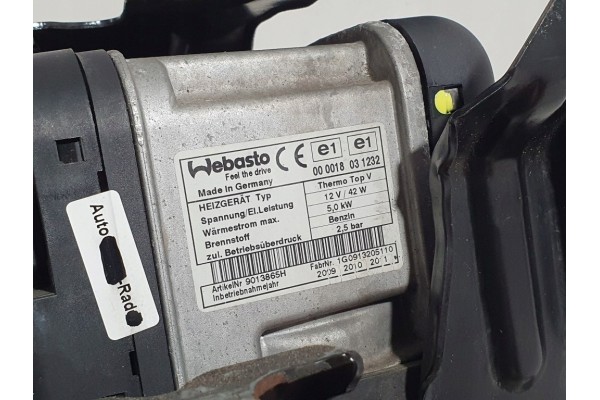 Calefactor estacionario Webasto Audi A3 8P 1.4 Tfsi 8P0265081G usado 4