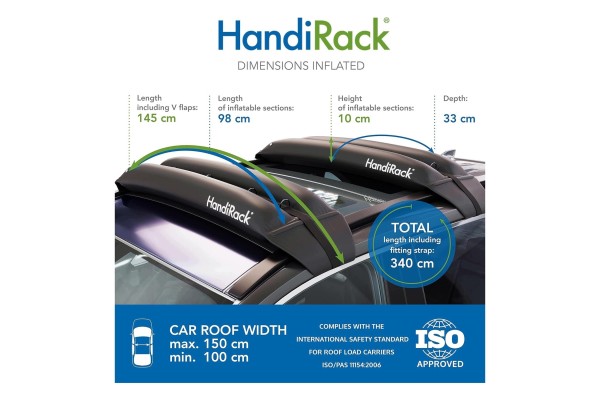 Portaequipajes Inflable HandiRack para Coches de Pasajeros