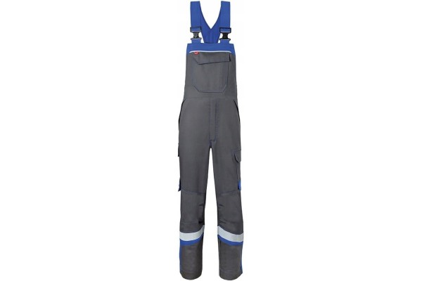 Pantalones de jardinero, talla 56, gris grafito/azul carbón