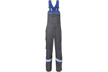 Pantalones de jardinero, talla 56, gris grafito/azul carbón